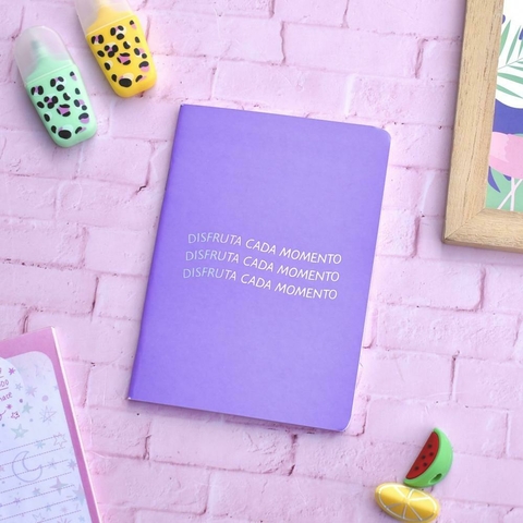 Libreta Colores Pasteles Tapa Blanda LILA