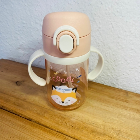 Vaso MANIJITA Wolf con tapa y pico de silicona - comprar online