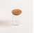 RECIPIENTE REDONDO ACRILICO TAPA DE MADERA 1500 ML - comprar online