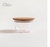 RECIPIENTE CONICO ACRILICO TAPA DE MADERA 300 ML