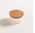 RECIPIENTE CONICO ACRILICO TAPA DE MADERA 300 ML en internet