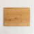 Tabla de Bambú Borde Gris Rectangular "Vegetales" - comprar online