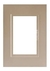 Tapa Llave De Luz Kalop 3 Módulos Linea Zen Metals Oro - Udachi