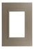 Tapa Llave De Luz Kalop 3 Módulos Linea Zen Metals Bronce en internet