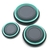Tupper Bowl Plegable de Silicona x 3 Unidades verde en internet