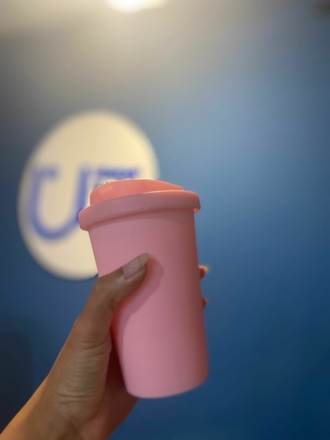 Vaso termico Mug Siliconado ROSA