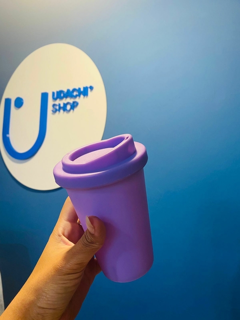 Vaso termico Mug Siliconado LILA