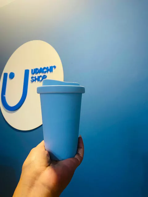 Vaso termico Mug Siliconado CELESTE