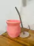 Mate HUELLA Con Bombilla de metal sistema VACIADO FACIL ROSA - comprar online