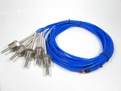 SENSOR PT100 B - ROSCA 1/2X14 NPT - HASTE 6X22 MM - CABO SILICONE 2X24 AWG AZUL 2000 MM - MOLA - comprar online