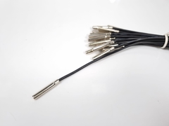 Sensor PT1000 - Haste Inox 5x30mm - Cabo 2 metros