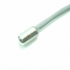 SENSOR NTC 100K - HASTE 8X13MM - CABO SILICONE 2X24AWG 80MM