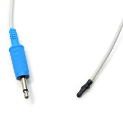 * Sensor NTC 10K linha gota - Cabo PP 1500 mm - Plug mono azul - LIOHM Sensores de Temperatura - Loja de Fabrica On-Line