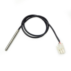 * Sensor NTC 50K - Haste 5x53 mm - Cabo PP 2x26 AWG 480 mm - Conector mini Fit - 2 vias