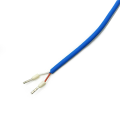 Interruptor térmico 65°C NF - Chicote terminal faston cabo silicone 2x24 AWG 1000mm - Ilhós - LIOHM Sensores de Temperatura - Loja de Fabrica On-Line