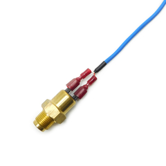 * SENSOR NTC 10K - ROSCA 3/8X18 NPT - TERMINAL FASTON - CONTRA PEÇA CABO SILICONE 2X24 AWG AZUL 1800 MM - TERMINAL ILHÓS - comprar online