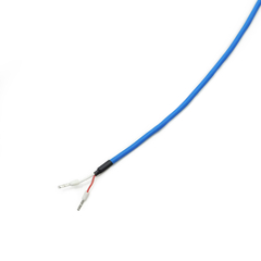 * SENSOR NTC 10K - ROSCA 3/8X18 NPT - TERMINAL FASTON - CONTRA PEÇA CABO SILICONE 2X24 AWG AZUL 1800 MM - TERMINAL ILHÓS na internet