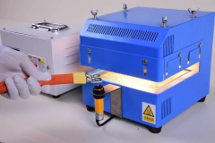 Máquina de encolhimento infravermelho para chicotes elétricos na internet