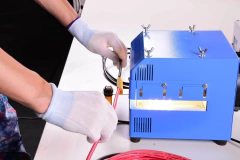 Máquina de encolhimento infravermelho para chicotes elétricos - LIOHM Sensores de Temperatura - Loja de Fabrica On-Line