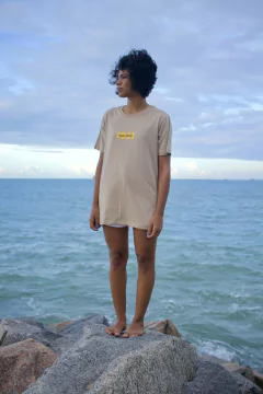 T-SHIRT - SÃO PEDRO - AREIA - comprar online