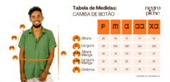 CAMISA DE BOTÃO - ALEGRIA DO MAR - Negro Piche