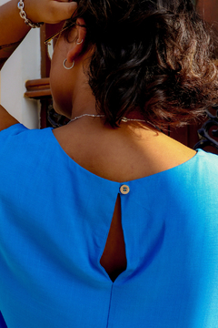 CROPPED TALITTA - AZUL na internet