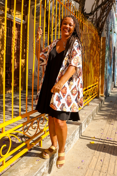 KIMONO CURTO - RESISTÊNCIA - BRANCO - comprar online