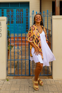 KIMONO CURTO - RESISTÊNCIA - MOSTARDA