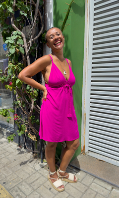 VESTIDO CECÍLIA - FUCSIA