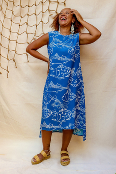 VESTIDO TUBINHO MIDI - CARDUME
