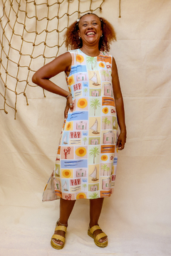 VESTIDO TUBINHO MIDI - BAHIA DO TARCIO