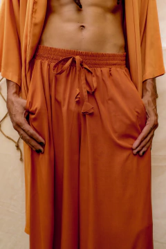 CALÇA PANTALONA LUÍSA - TERRACOTA na internet