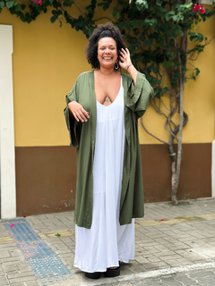KIMONO PATRÍCIA - VERDE PETRÓLEO - comprar online