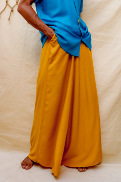 CALÇA PANTALONA LUÍSA - MOSTARDA - comprar online