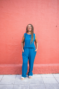 CALÇA SU - AZUL PETRÓLEO