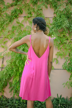 VESTIDO CLARISSE - ROSA CHICLETE - comprar online