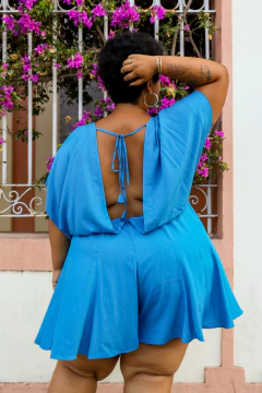 MACAQUINHO GRÃO - AZUL PETRÓLEO na internet