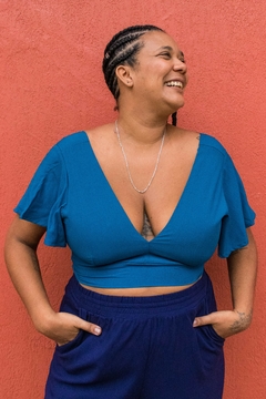 TOP THAY - AZUL PETRÓLEO