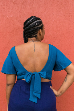 TOP THAY - AZUL PETRÓLEO - comprar online