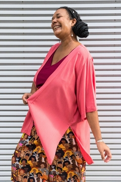 KIMONO CURTO - ROSA GOIABA