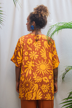 KIMONO CURTO - LUZ DO SOL - OURO na internet