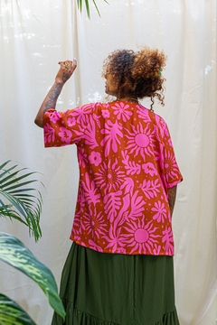 KIMONO CURTO - LUZ DO SOL - PINK - comprar online