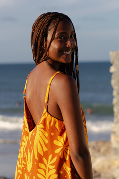 VESTIDO NATH LUZ DO SOL OURO - comprar online