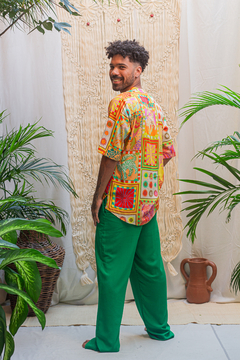 CALÇA SU - VERDE BANDEIRA - comprar online