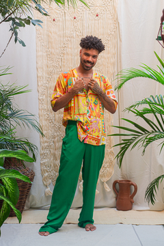 CALÇA SU - VERDE BANDEIRA na internet