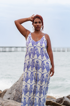 VESTIDO DANDARA - PEIXE MAR na internet