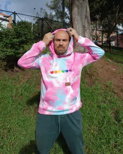Hoodie Corazones Tie Dye - Stay On Colombia