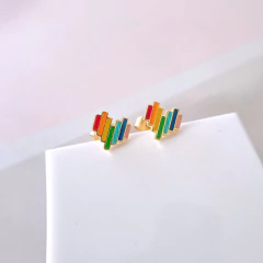 Aretes Topitos Corazón - Stay On Colombia