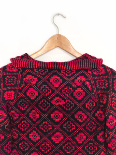 Casaco de Alpaca com Zíper e Capuz - comprar online