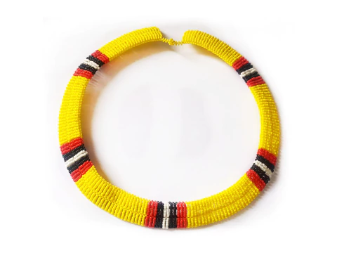 Gargantilha de Miçangas Kayapó | 003 - comprar online